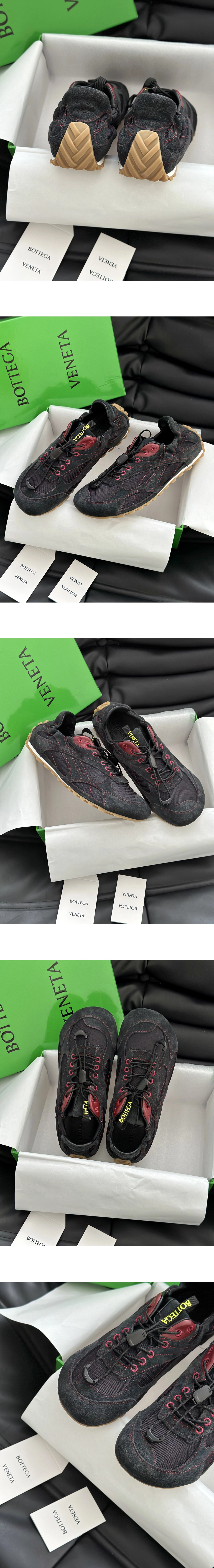 [Bottega Veneta] 보테가베네타 오르빗 드로우스트링 스니커즈 블랙 856046V65D11021 남녀공용