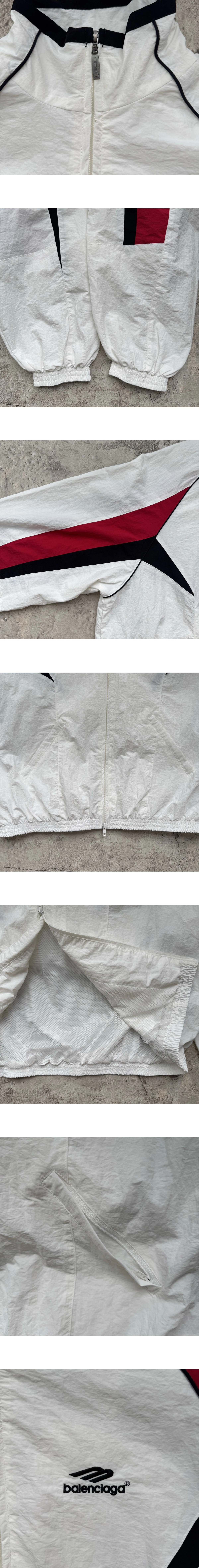 [BALENCIAGA] 남성 발렌시아가 테크노 포플린 트레이닝 재킷