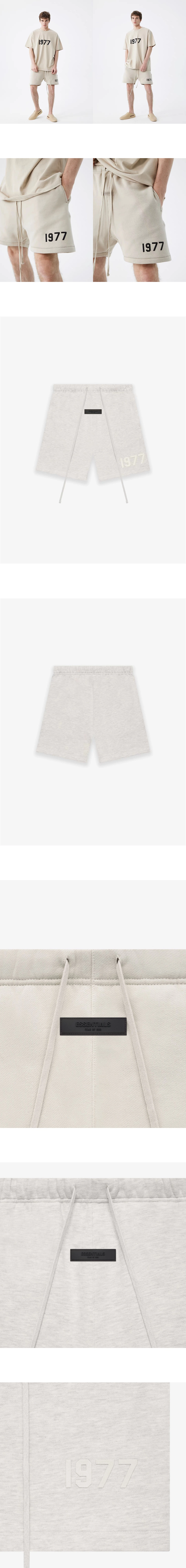 [FEAR OF GOD] 남성 피어오브갓 에센셜 1977 로고 쇼츠