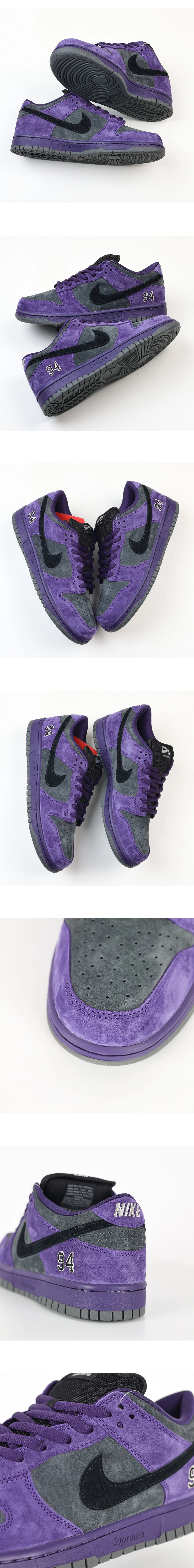 [NIKE] 나이키 x 슈프림 SB 덩크 로우 잉크 HQ8487-500 남성용 (H12)