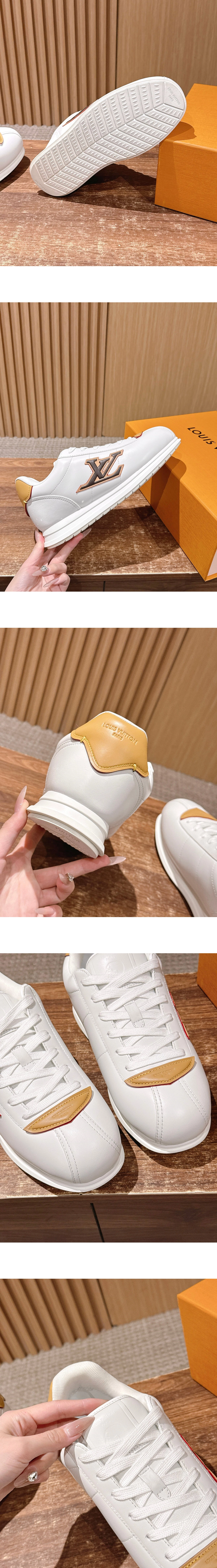 [LOUIS VUITTON] 루이비통 LV 버터소프트 스니커즈 화이트 1AJAQ9 남녀공용