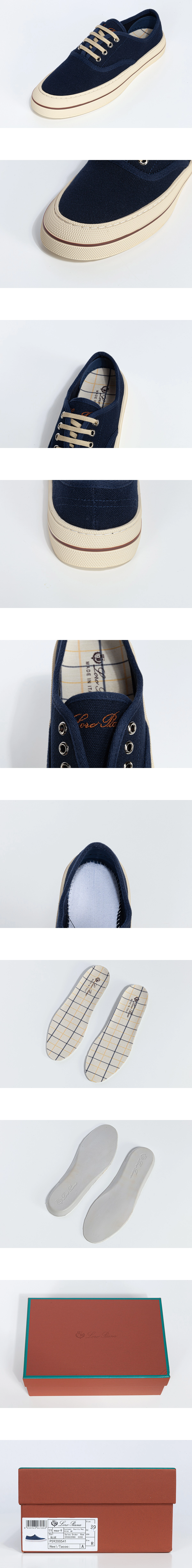 [Loro Piana] 로로피아나 Nantucket Walk 난터켓 워크 스니커즈 블루 네이비 FAQ9923_W000 남녀공용