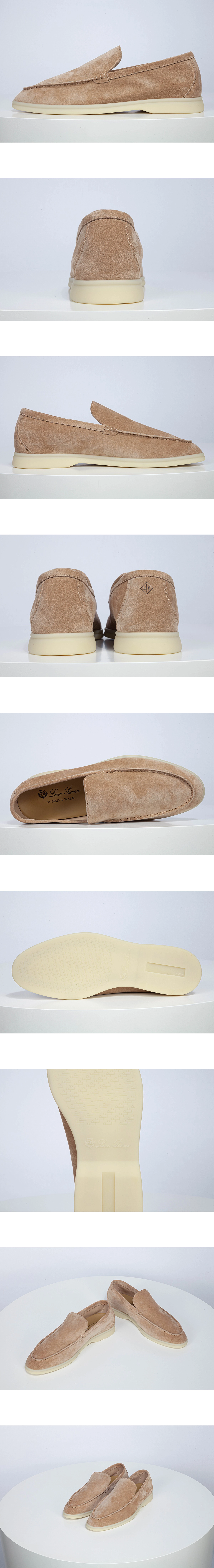 [Loro Piana] 로로피아나 썸머 워크 로퍼 샌드스톤 (D044) 남성용