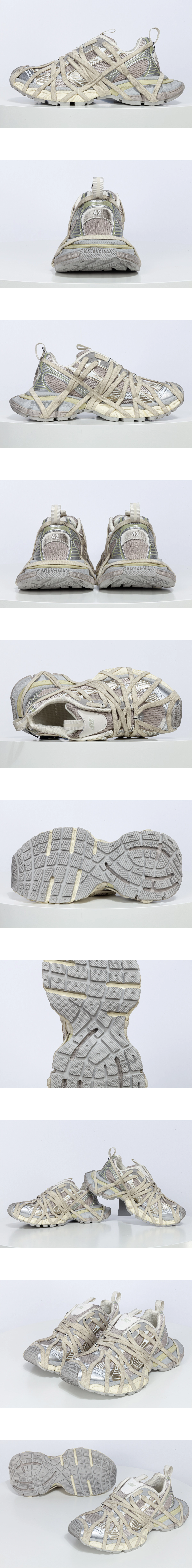 [BALENCIAGA] 발렌시아가 3XL 익스트림 레이스 스니커즈 라이트 베이지 778698W3XLL9191 남녀공용 (XA)