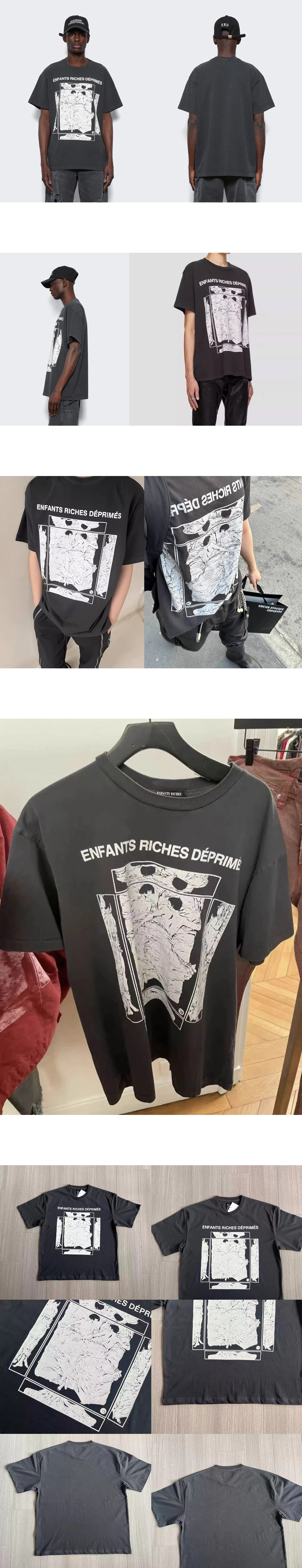 [ENFANTS RICHES DEPRIMES] 남성 앙팡리쉬데프리메 이탈리아 로맨스 티셔츠