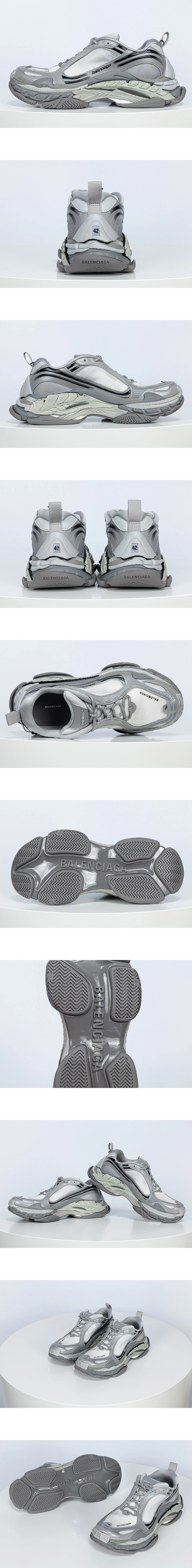 [BALENCIAGA] 발렌시아가 트리플 S.2 스니커즈 그레이 865849WTR2G1800 남녀공용 (XA)