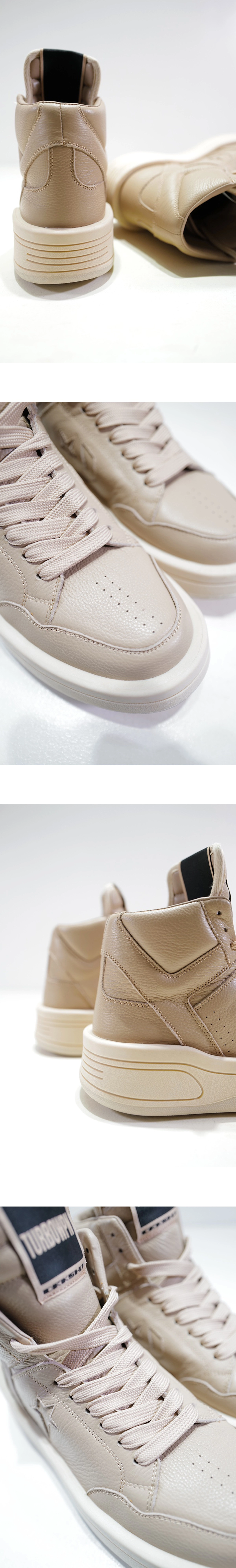 [[RICK OWENS] 릭 오웬스 다크쉐도우 X 컨버스 터보웨폰 하이탑 스니커즈 케이브 남녀공용