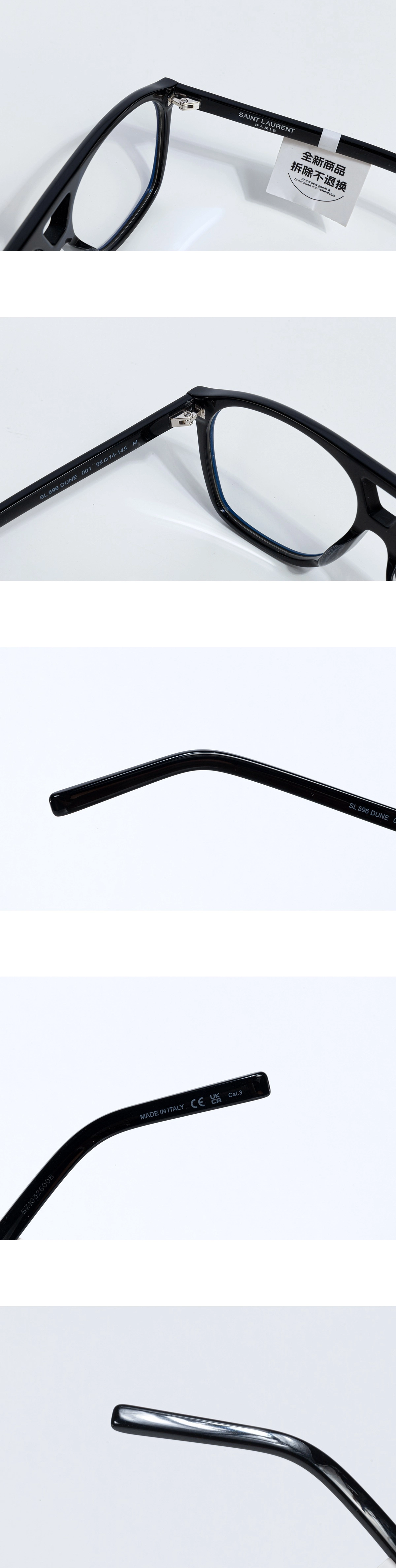 [SAINT LAURENT] 생로랑 Dune 에비에이터 스타일 아세테이트선글라스 SL 596
