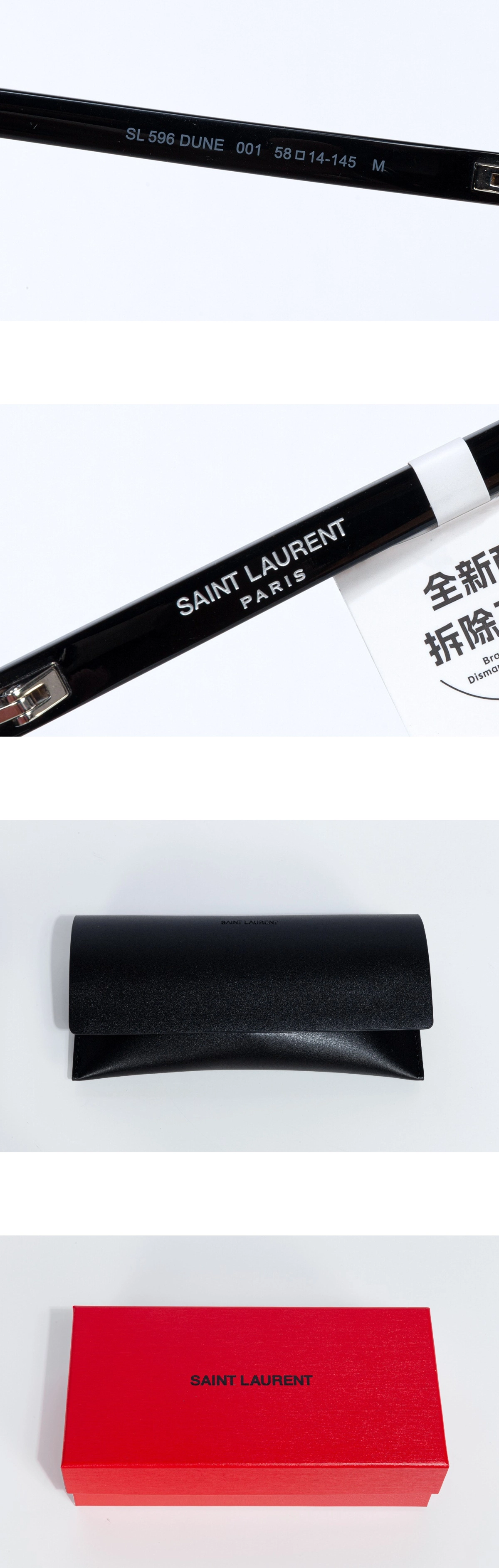 [SAINT LAURENT] 생로랑 Dune 에비에이터 스타일 아세테이트선글라스 SL 596