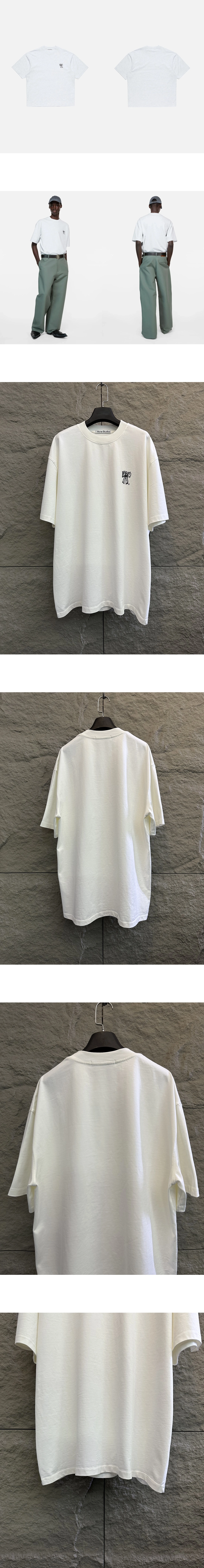 [ACNE STUDIOS] 남성 아크네스튜디오 리본 로고 티셔츠