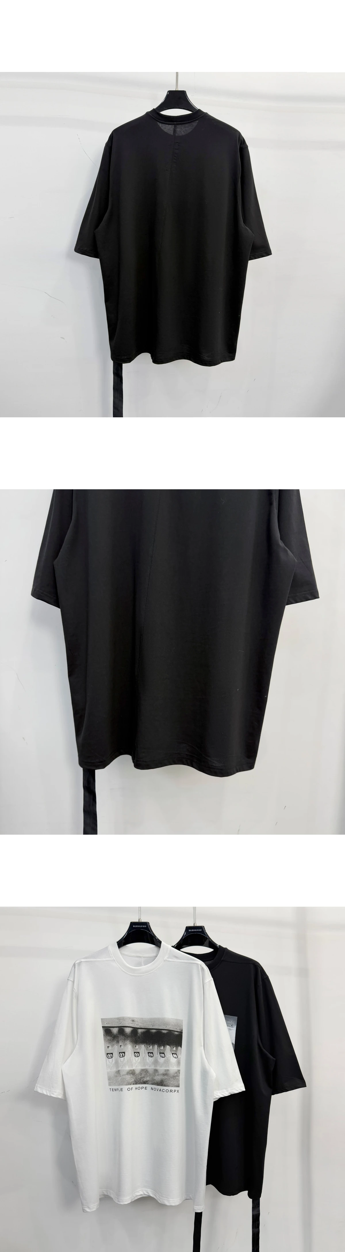 [RICK OWENS] 남성 릭오웬스 다크쉐도우 템플 점보 쇼트슬리브 티셔츠