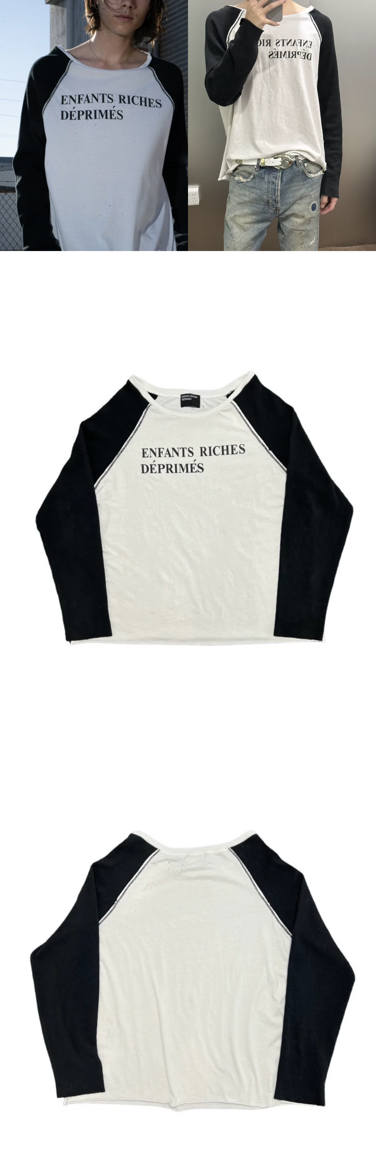 [ENFANTS RICHES DEPRIMES] 남성 앙팡리쉬데프리메 클래식 로고 롱슬리브 티셔츠