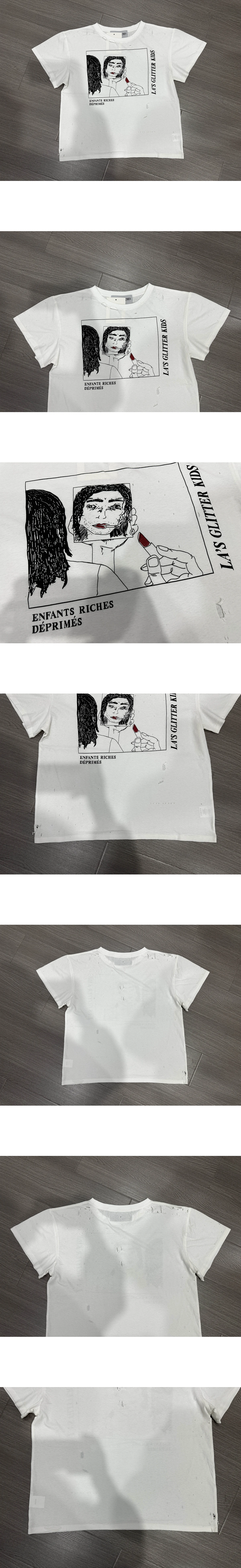 [ENFANTS RICHES DEPRIMES] 남성 앙팡리쉬데프리메2015 LA's 글리터 키즈 티셔츠
