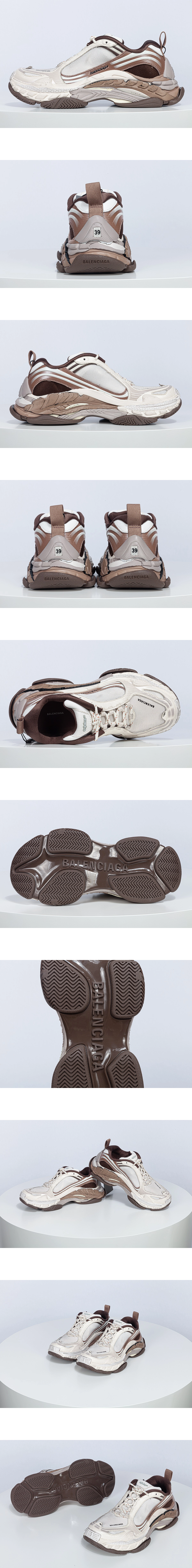 [BALENCIAGA] 발렌시아가 트리플 S.2 스니커즈 브라운/베이지 865851WTRS22290 남녀공용 (AB)