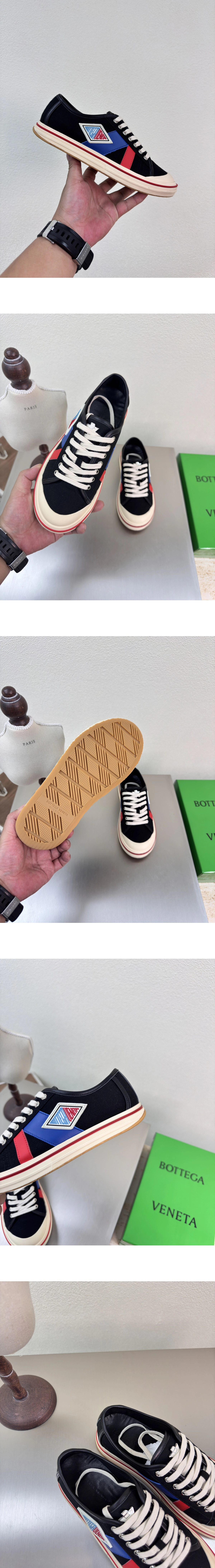 [Bottega Veneta] 보테가베네타 엘리엇 로우탑스니커즈 블랙 838383V5JG11000 남녀공용