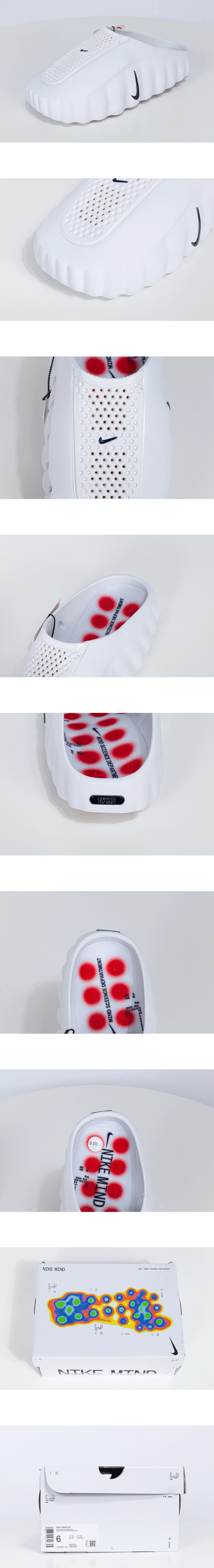 [NIKE] 나이키 나이키 마인드 001 슬라이드 화이트 HQ4307-101 남녀공용