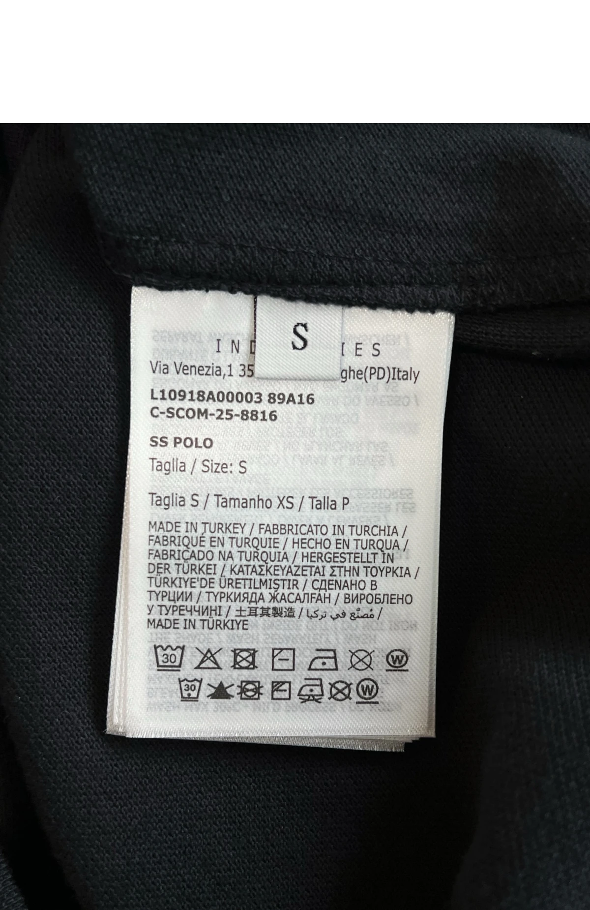 [MONCLER] 남성 몽끌레르 콘트라스트 칼라 코튼 피케 폴로 셔츠