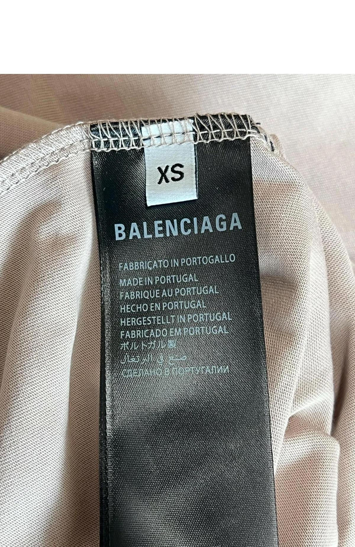 [BALENCIAGA] 남성 발렌시아가 520 스티커 미디엄 핏 티셔츠 인디 핑크
