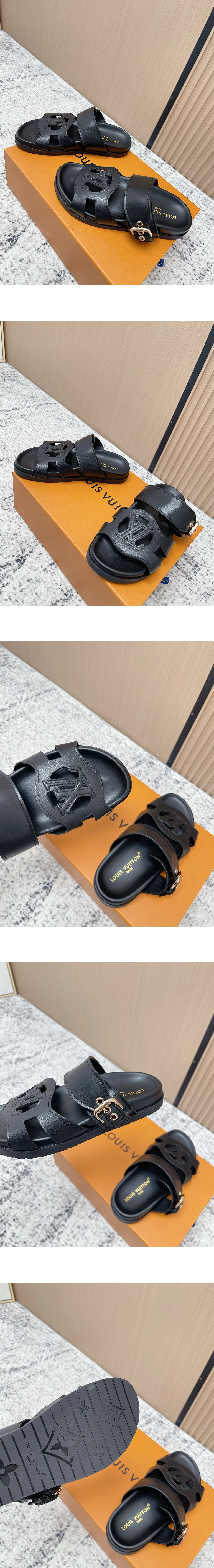 [LOUIS VUITTON] 루이비통 이솔라 컴포트 뮬블랙 1AJOOC