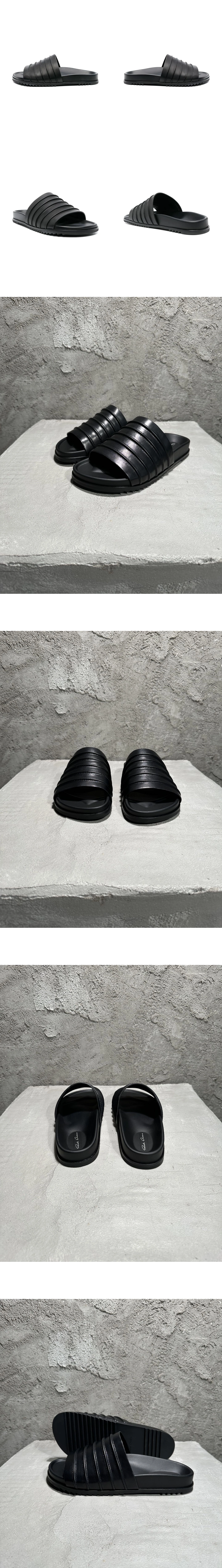 [RICK OWENS] 릭오웬스 룰만 그놀라 가죽 샌들 RU01C4838LCG