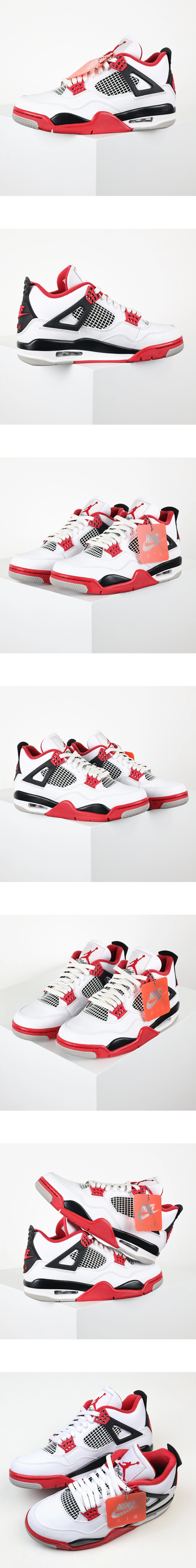 [AIR JORDAN] 에어조던 4 레트로 파이어 레드 DC7770-160 남성용(LJR)