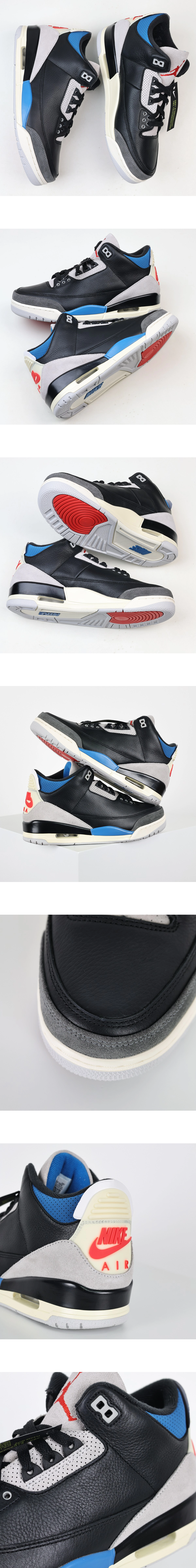 [AIR JORDAN] 에어조던 3 레트로 OG 레어 에어 블랙그레이 IB8967-004 남성용 (LJR)