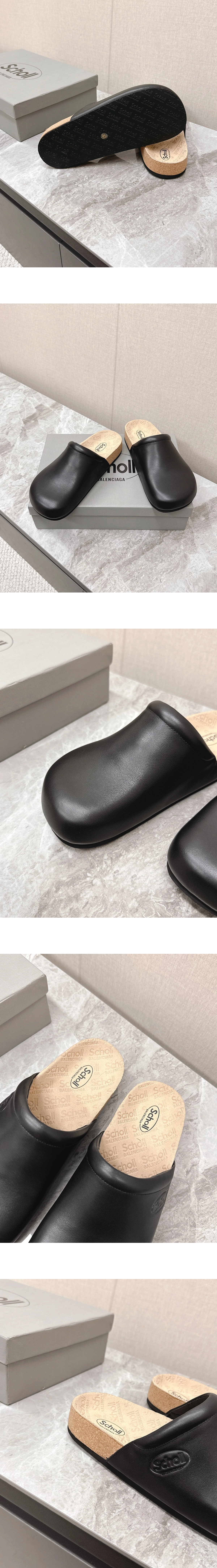 [BALENCIAGA] 발렌시아가Venom 뮬슈즈 블랙866571WBEQ41081 남녀공용