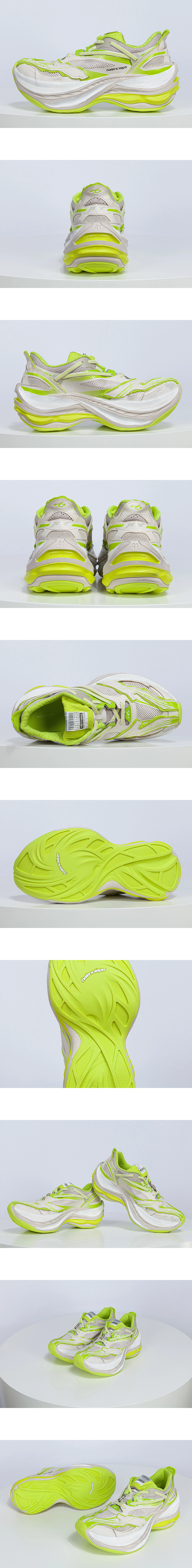 [BALENCIAGA ] 발렌시아가 Jet 스니커즈 에그쉘 라임 872642WMRTN9197(AB)