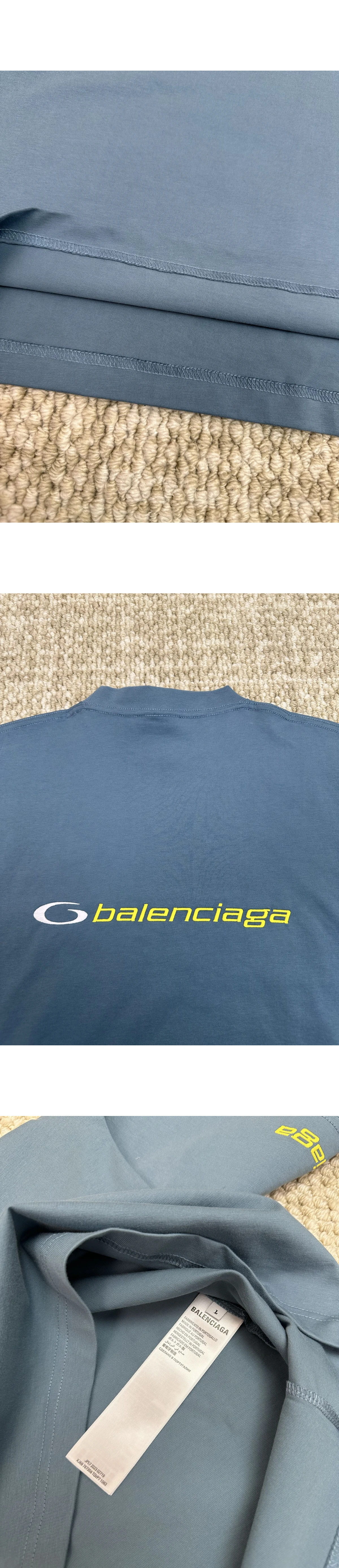 [BALENCIAGA] 남성 발렌시아가 SS25 오버사이즈 쇼트슬리브 티셔츠