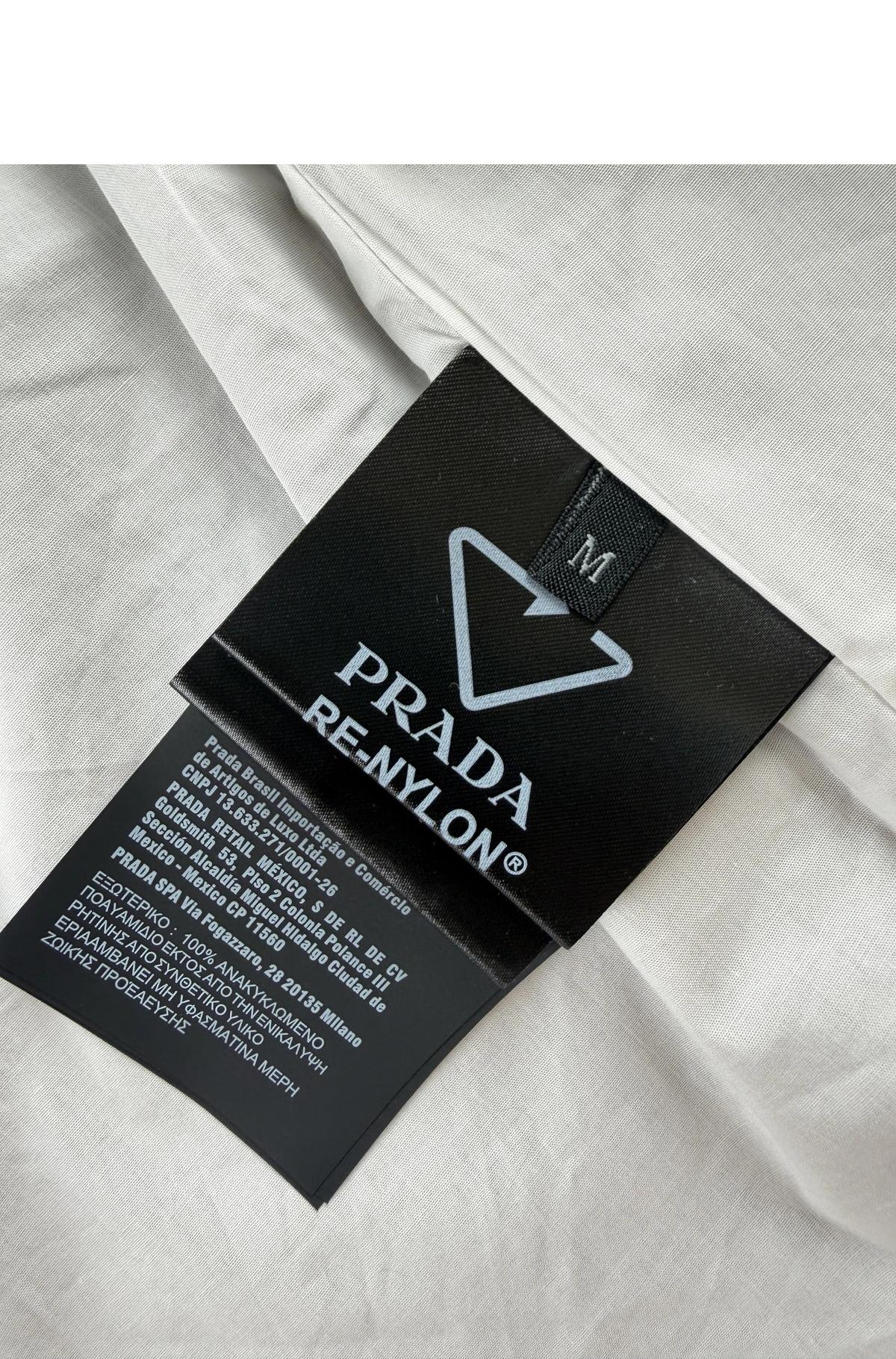 [PRADA] 프라다 리나일론 집업 셔츠 자켓 네이비 블루