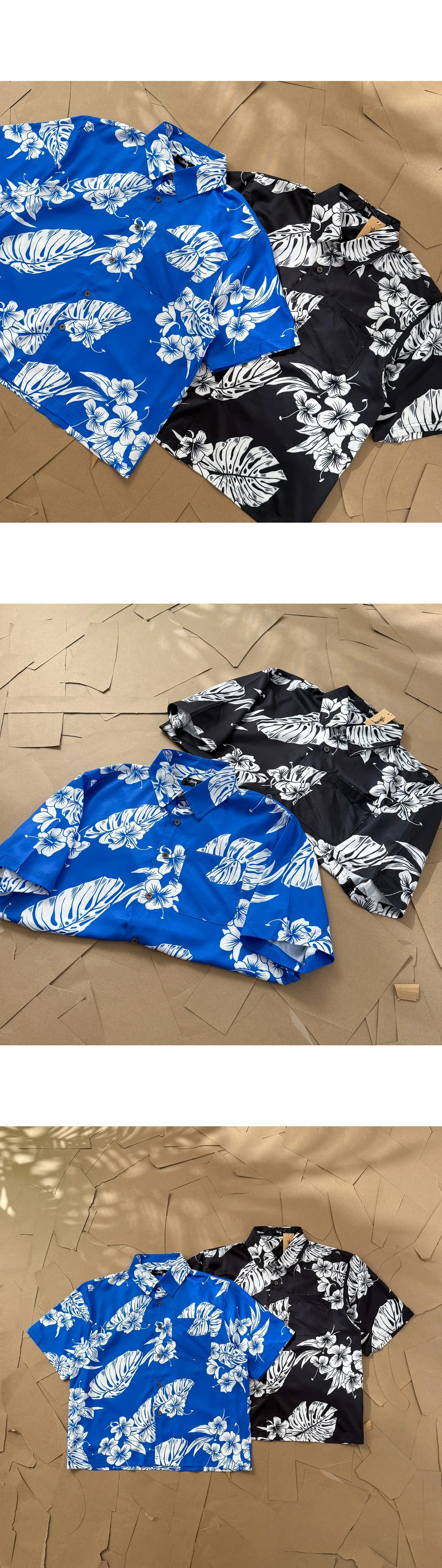 [STUSSY] 스투시 하와이안 숏슬리브 셔츠