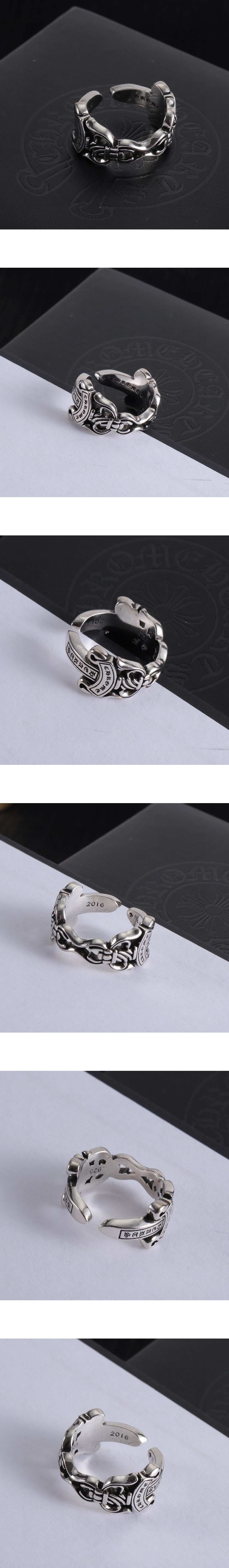 [Chrome Hearts] 크롬하츠 라운드 더블대거 링
