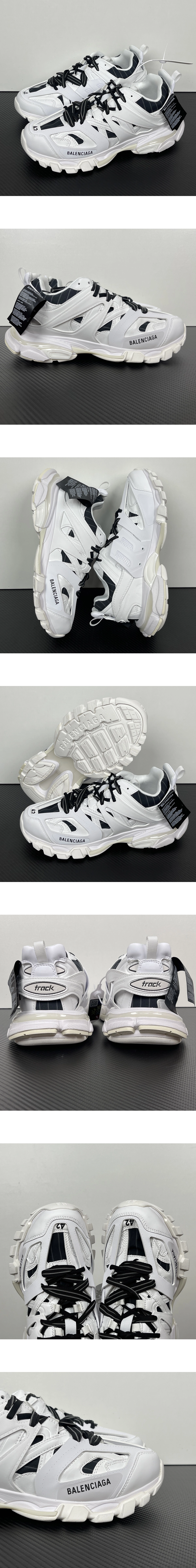 [BALENCIAGA] 발렌시아가 트랙 셔츠 스니커즈 화이트 542023WTRSH9010 남녀공용 (OK)