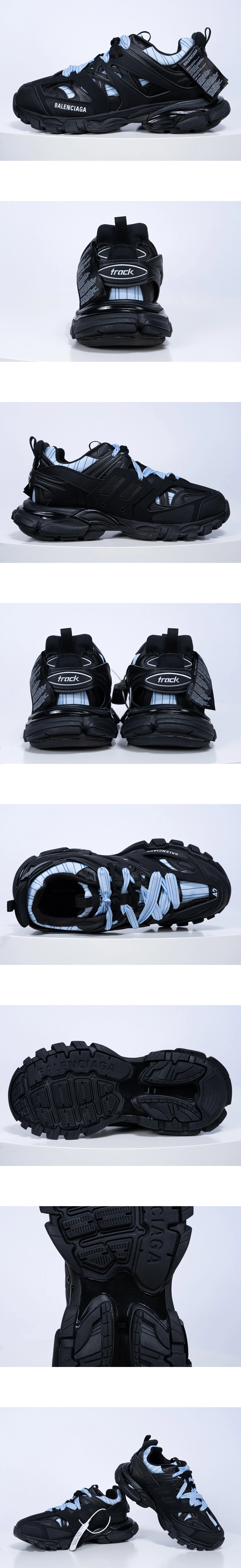[BALENCIAGA] 발렌시아가 트랙 셔츠 스니커즈 블랙/블루 542023WTRSH1040 남녀공용 (OK)