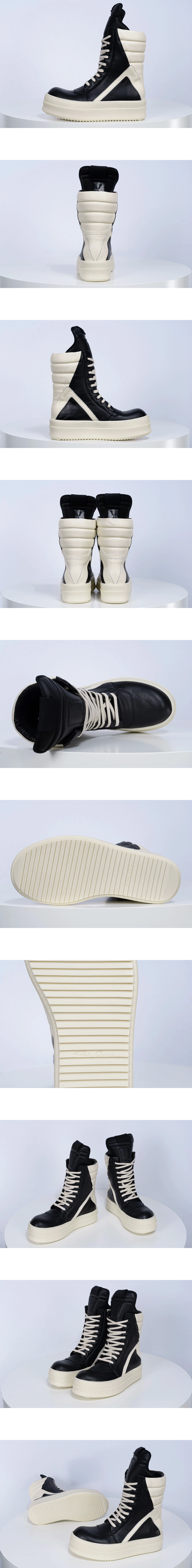 [RICK OWENS] 릭오웬스 포터빌 런웨이 메가 지오바스켓 스니커즈 블랙 남녀공용