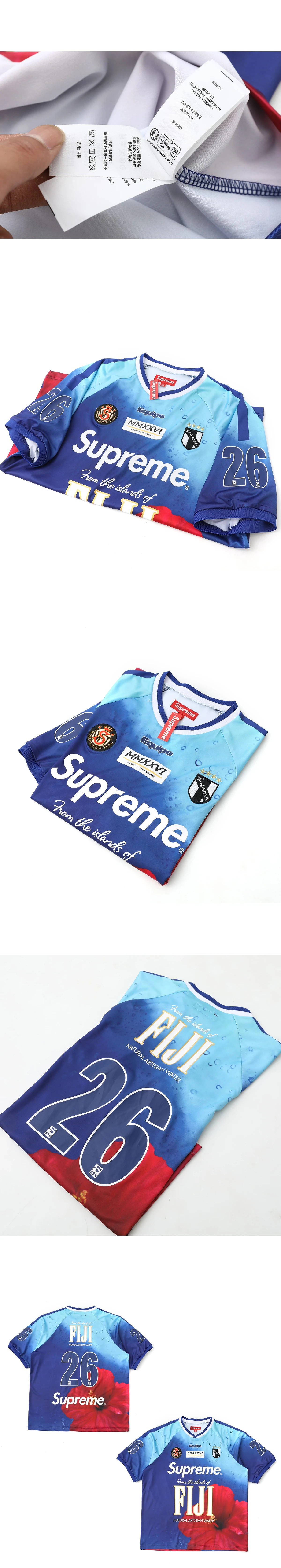 [Supreme] 슈프림 x 피지 사커 저지 멀티컬러