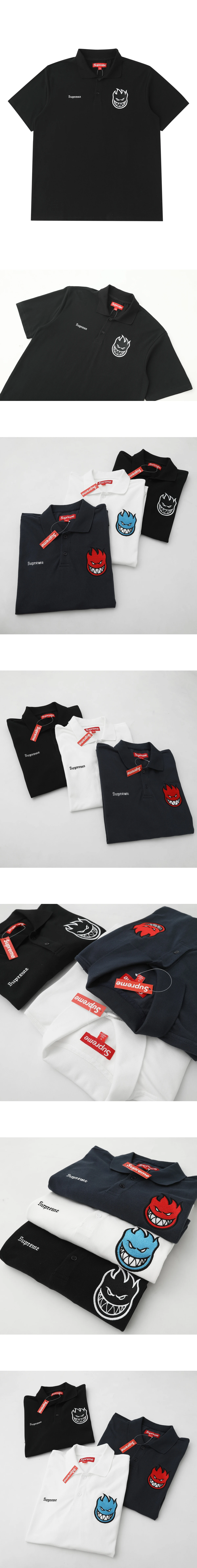 [Supreme] 슈프림 x 스핏파이어 쇼트슬리브 폴로 티셔츠 - 26SS