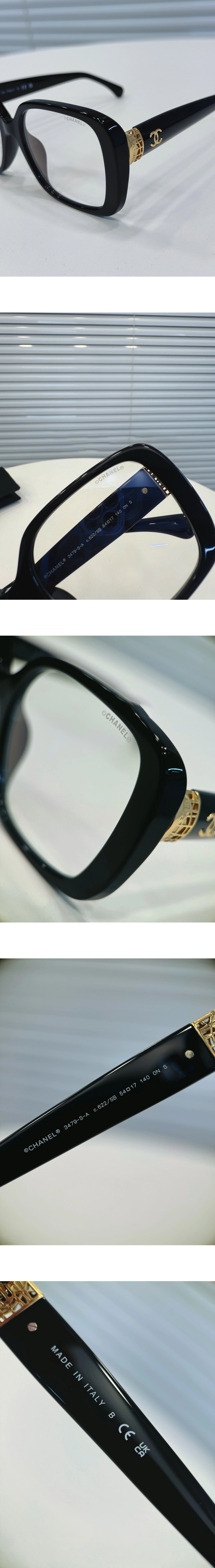 [CHANEL] 샤넬 아이웨어 스퀘어 안경테 CH3479 C622
