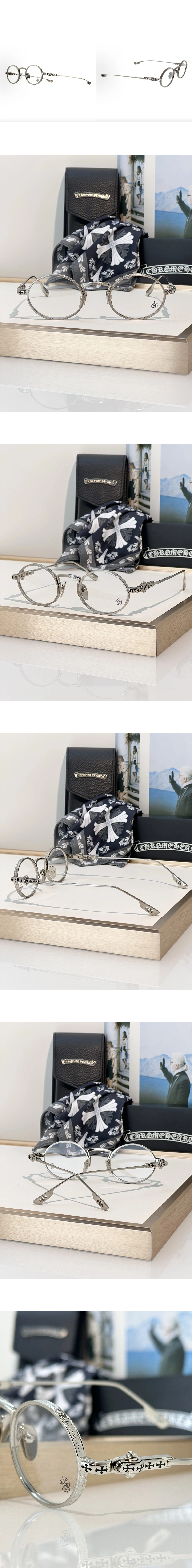 [Chrome Hearts] 크롬하츠 허니 딥드 퓨터 안경테