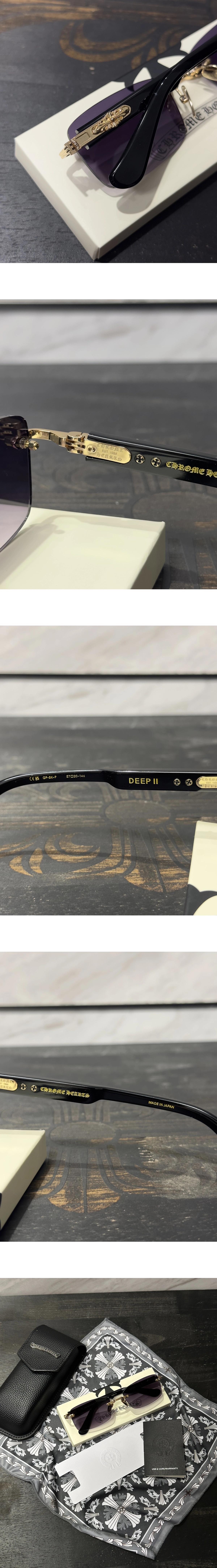 [Chrome Hearts] 크롬하츠 DEEP II 무테 선글라스