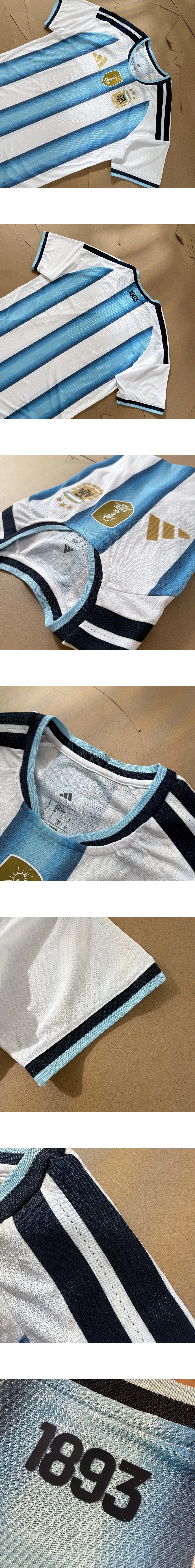 [ADIDAS] 아디다스 아르헨티나 2026 홈 어센틱 쇼트슬리브 저지 화이트 아이시 블루