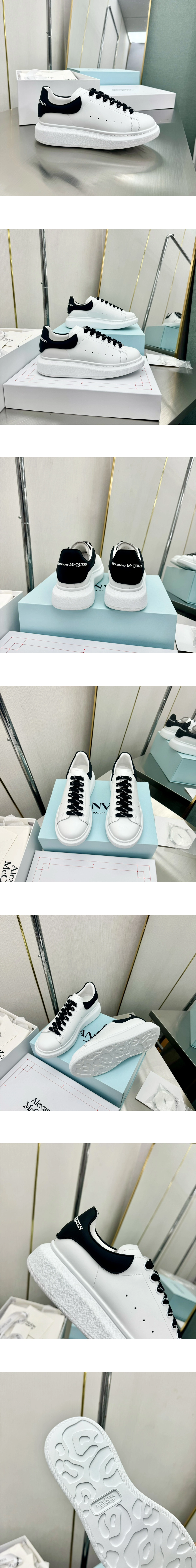 [ALEXANDER MCQUEEN] 알렉산더맥퀸 오버사이즈 스니커즈 맷블랙남녀공용
