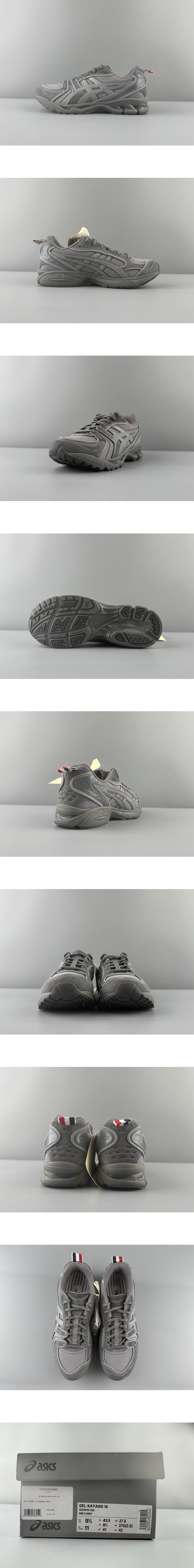 [ASICS] 아식스 x 톰브라운 젤 카야노 14 그레이 1203B110-020 남녀공용 (ZH)