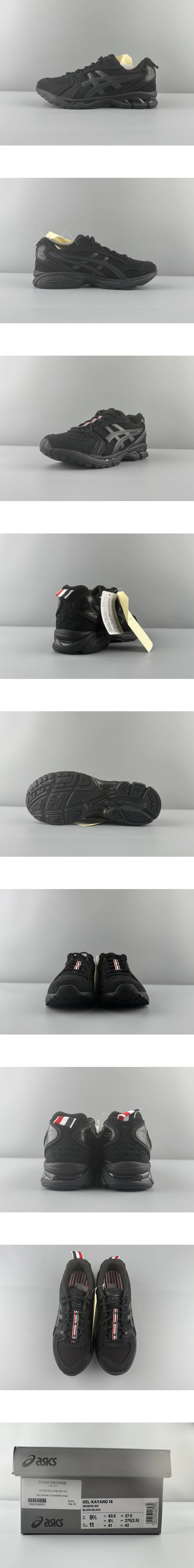 [ASICS] 아식스 x 톰브라운 젤 카야노 14 블랙 1203B110-001 남녀공용 (ZH)