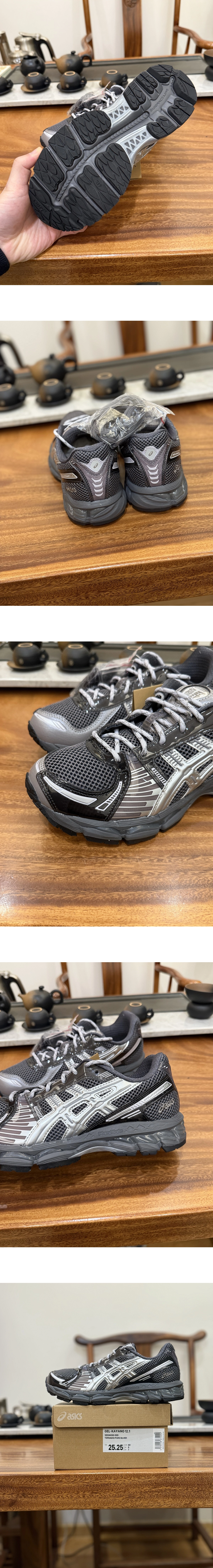 [ASICS] 아식스 x 키스 젤 카야노 12.1 토네이도 스니커즈 블랙 1203A930-020 (CZ)