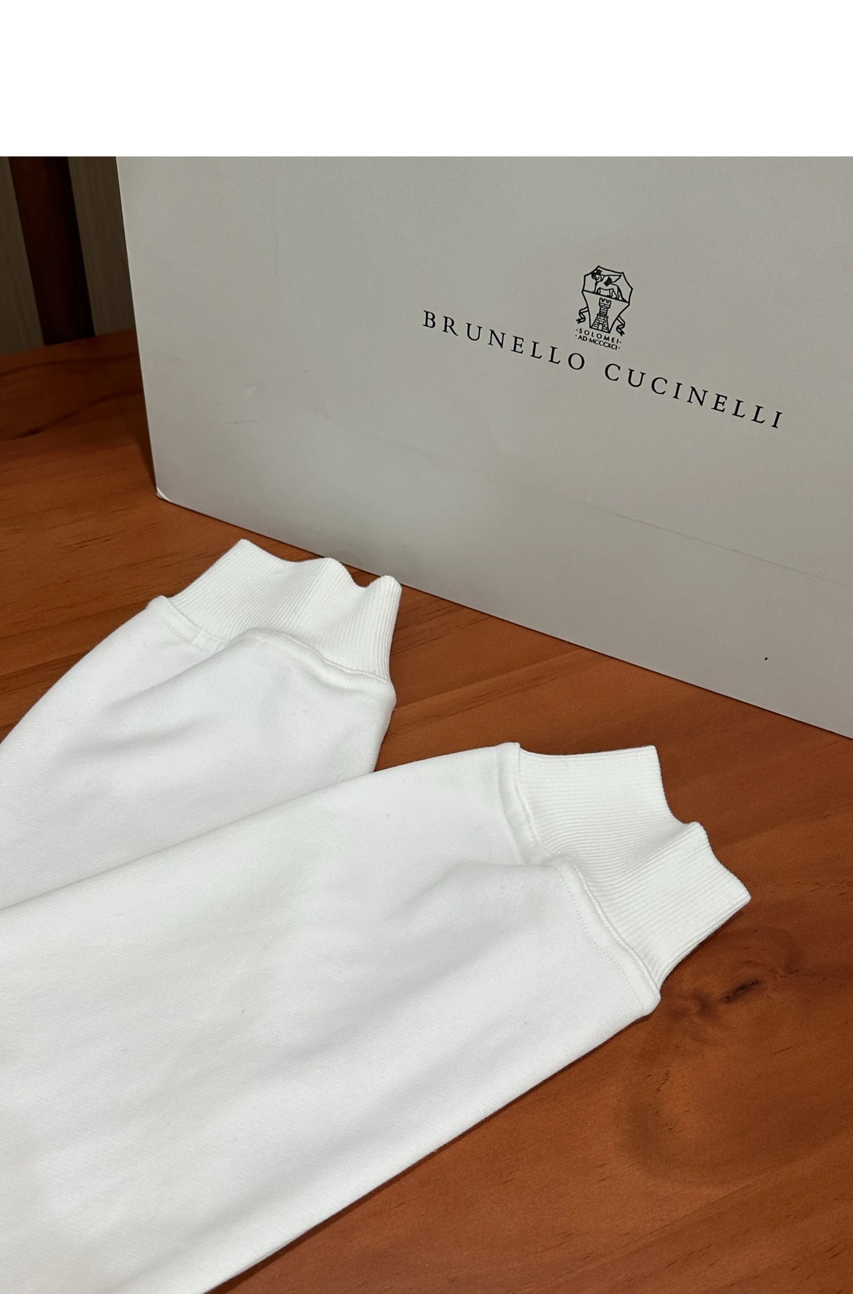 [BRUNELLO CUCINELLI] 브루넬로 쿠치넬리 테크노 코튼 프렌치 테리 파이핑 집업 스웨트셔츠 내추럴