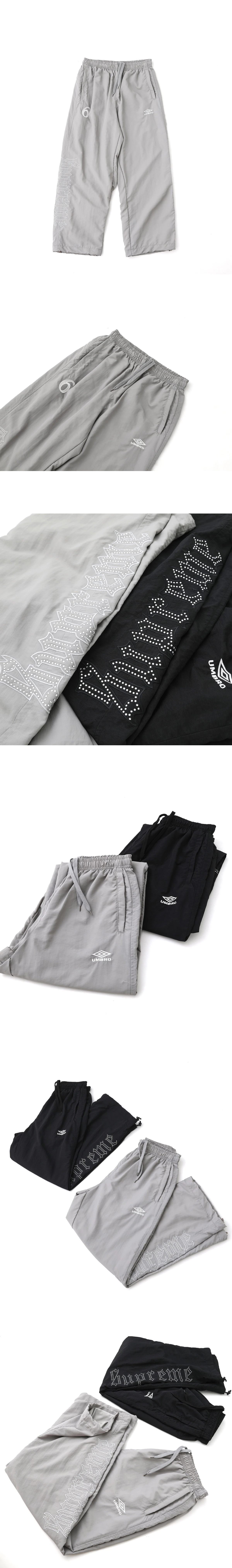 [Supreme] 슈프림 x 엄브로 라인스톤 트랙 팬츠 - 26SS