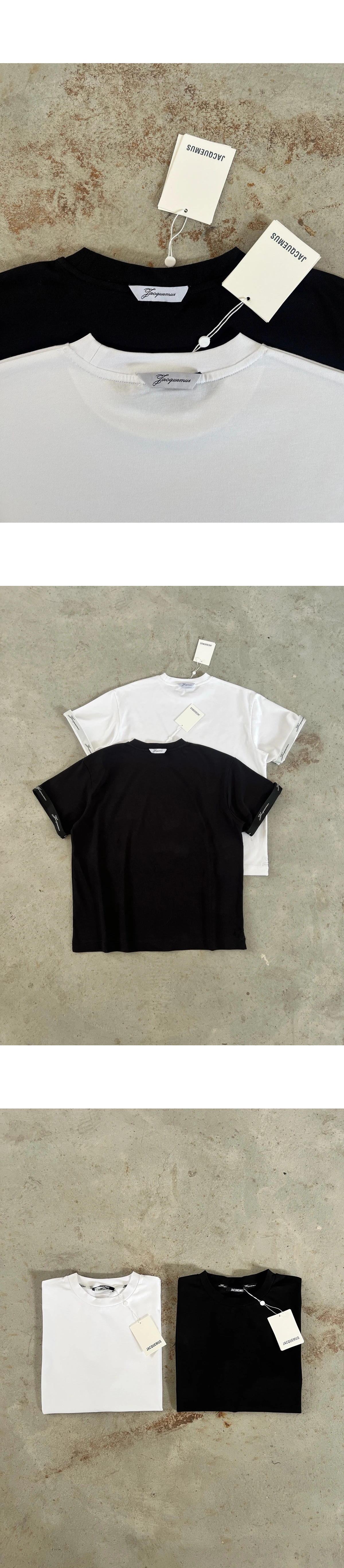 [JACQUEMUS] 자크뮈스 르 롱 카레 쇼트 슬리브 티셔츠