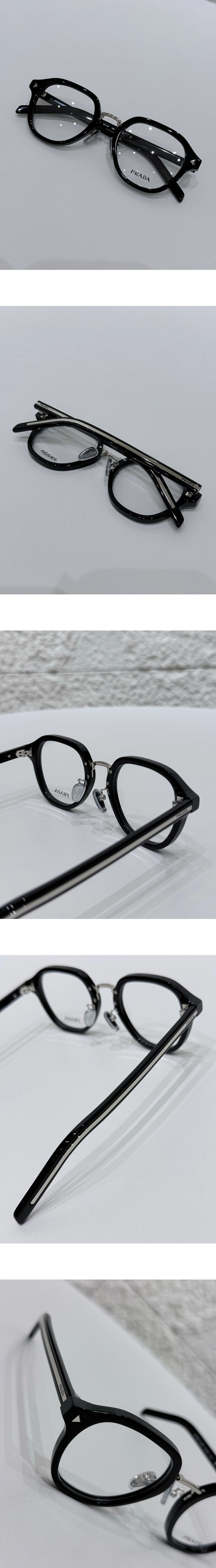[PRADA] 프라다 PR C05V 안경테 블랙 C05V 16K1O1