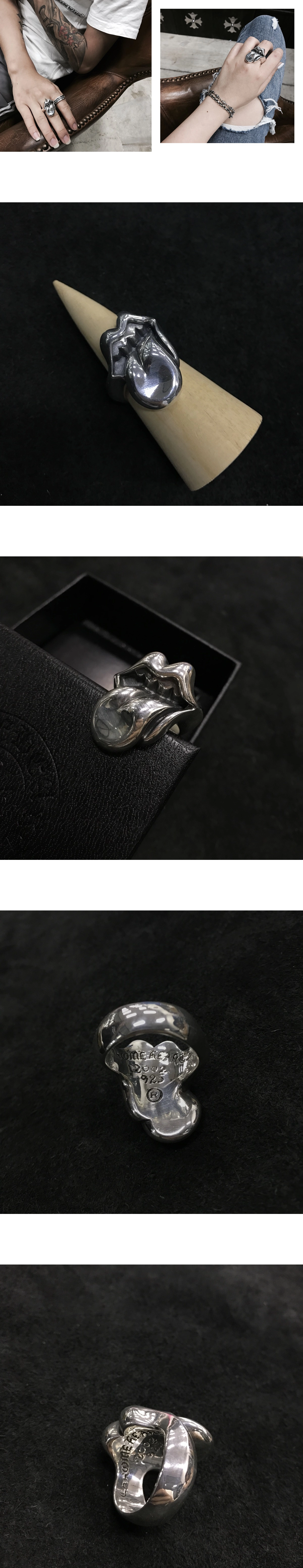 [Chrome Hearts]크롬하츠 롤링스톤즈 링